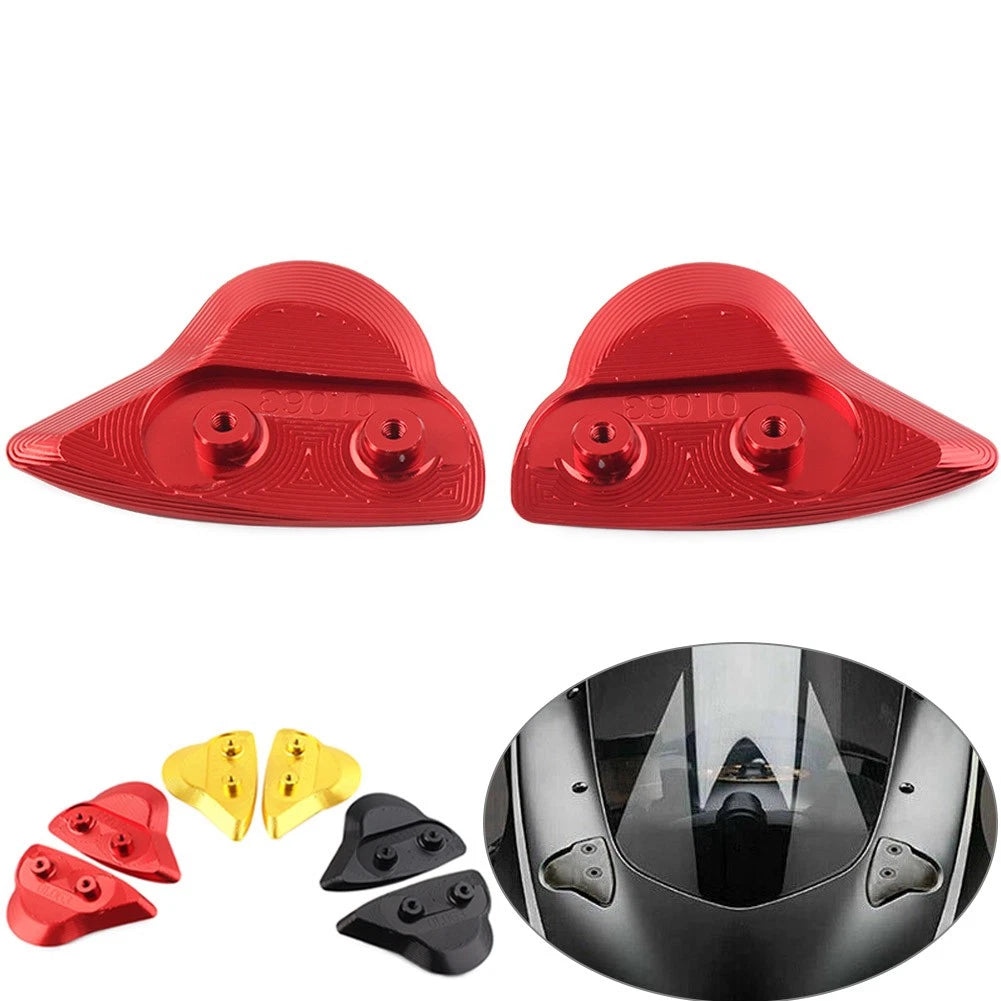 Rearview Mirror Block Off Plates for Yamaha YZF-R6 (2017–2024) - Gold