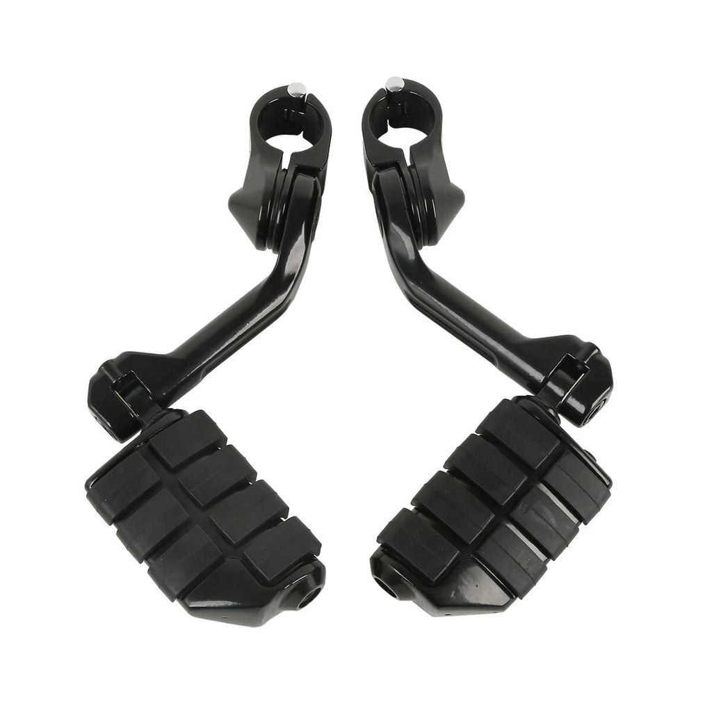 1 1/4" Highway Bar Engine Guard Footpeg Pegs for Harley Touring