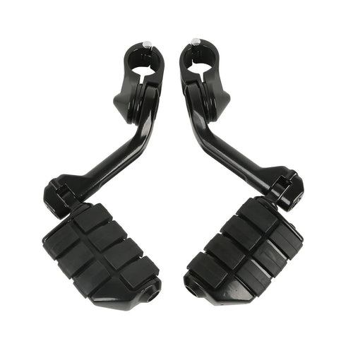 1 1/4" Highway Bar Engine Guard Footpeg Pegs for Harley Touring
