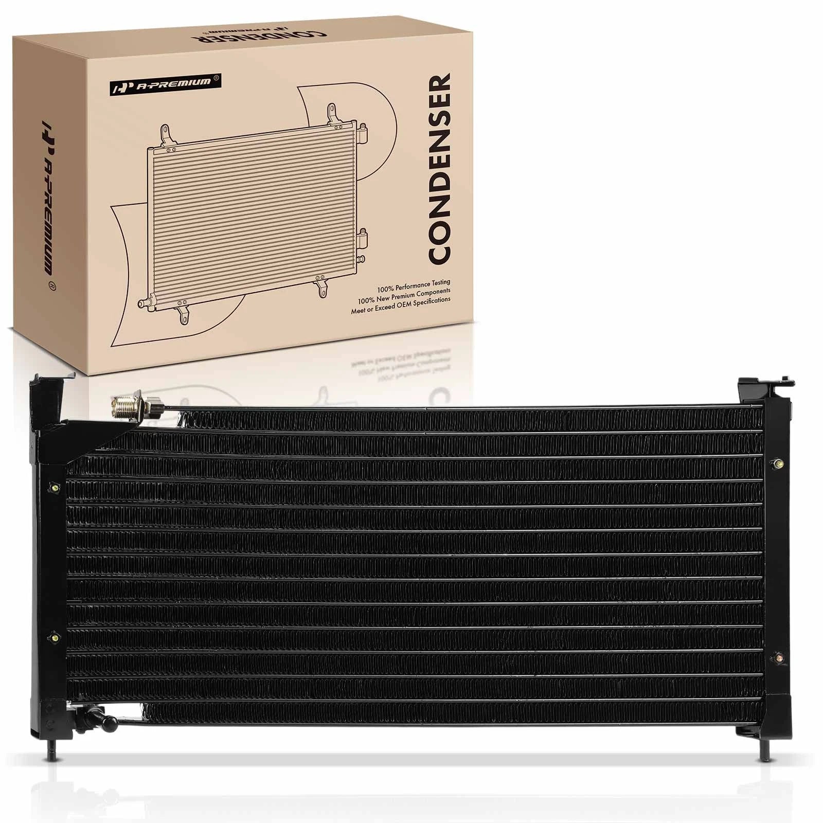 A/C Condenser with Bracket for Honda Civic CRX (1988–1991)