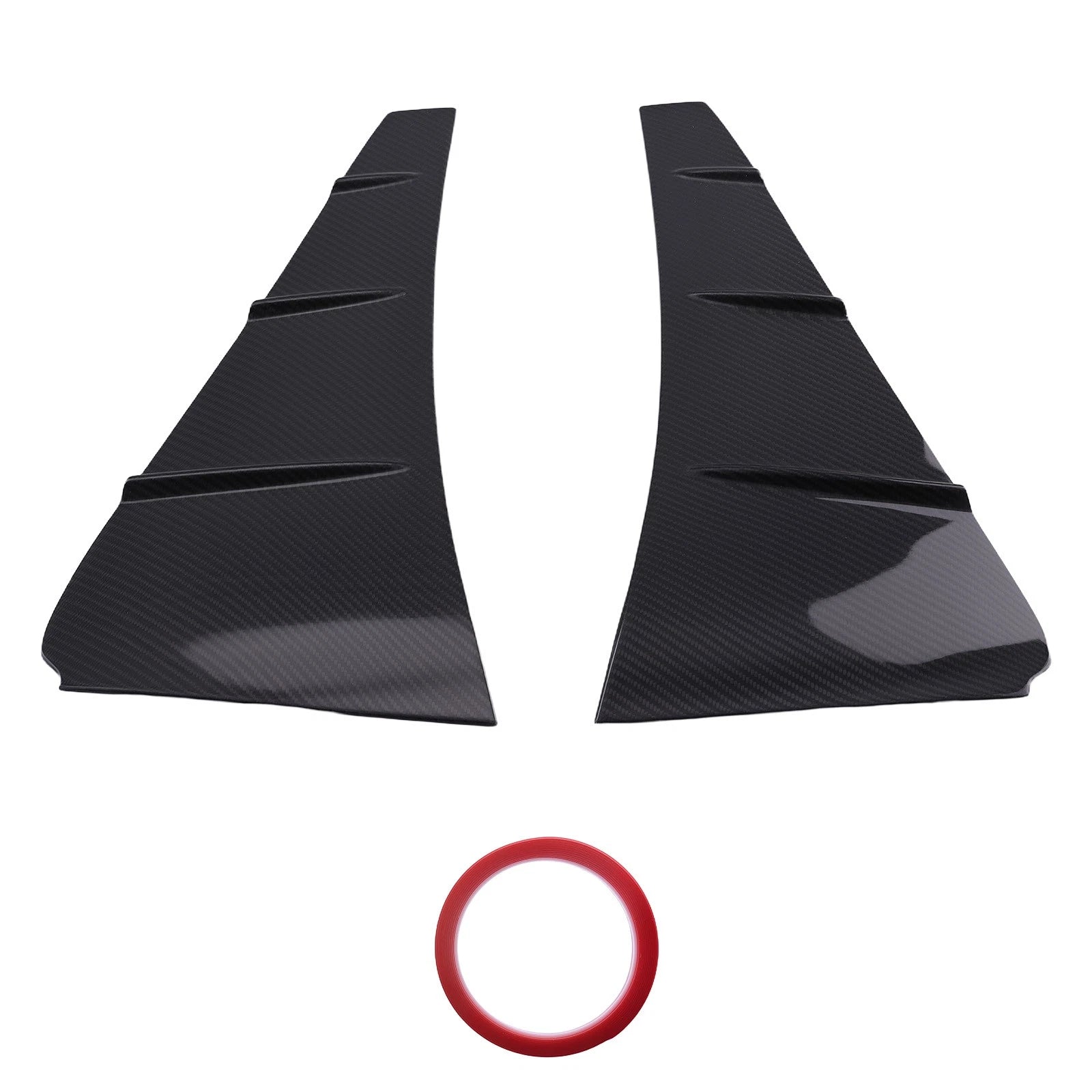 Black Carbon Fiber Fender Vent Trim for Lexus RCF (2015–2018)