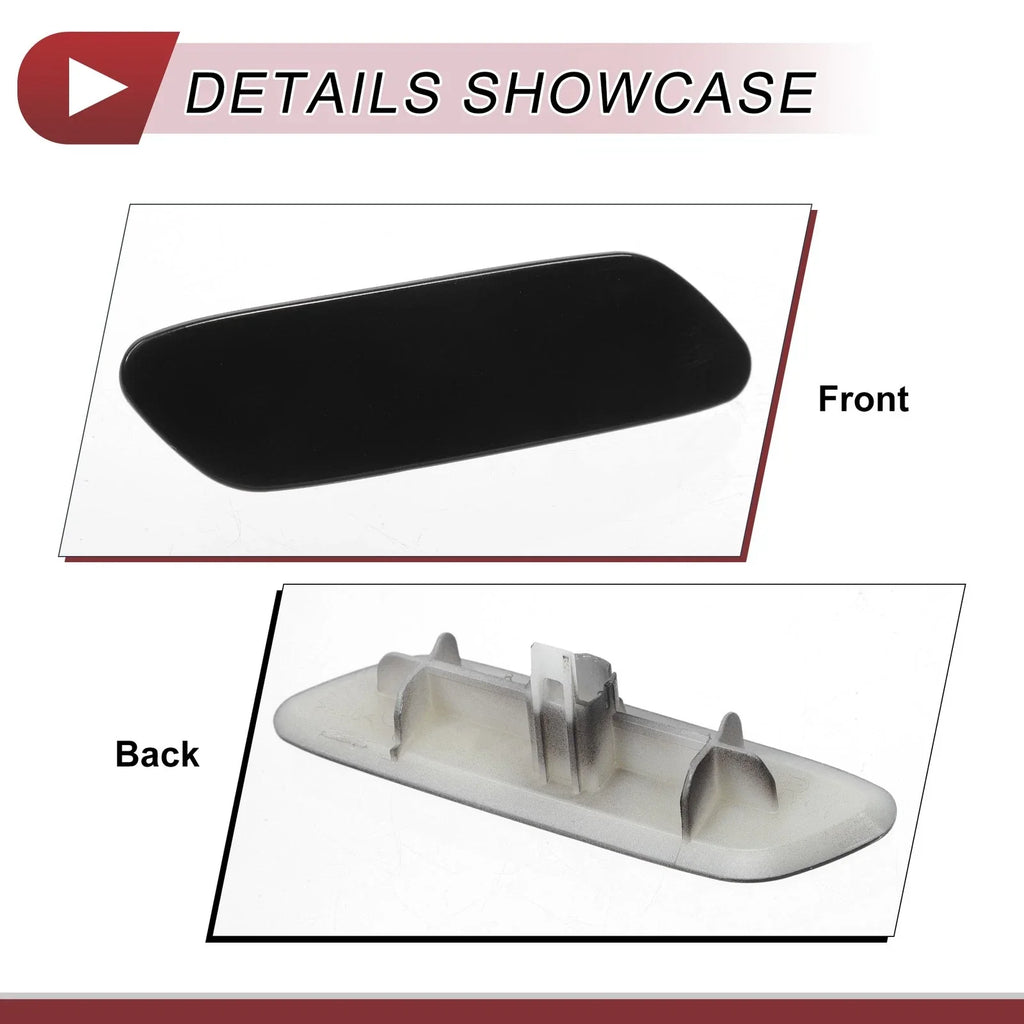 Front Right Washer Nozzle Cover for Lexus RX350 (2016-2019) Black 1 x Cap