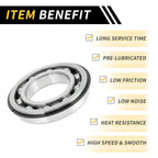Deep Groove Ball Bearing 6214NR for Scooter Skateboard Wheel (70x125x24mm)