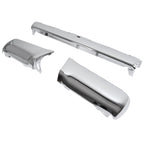 Set of 2 Chrome Bumper End Cap Covers for Toyota 4Runner (1990–1995)