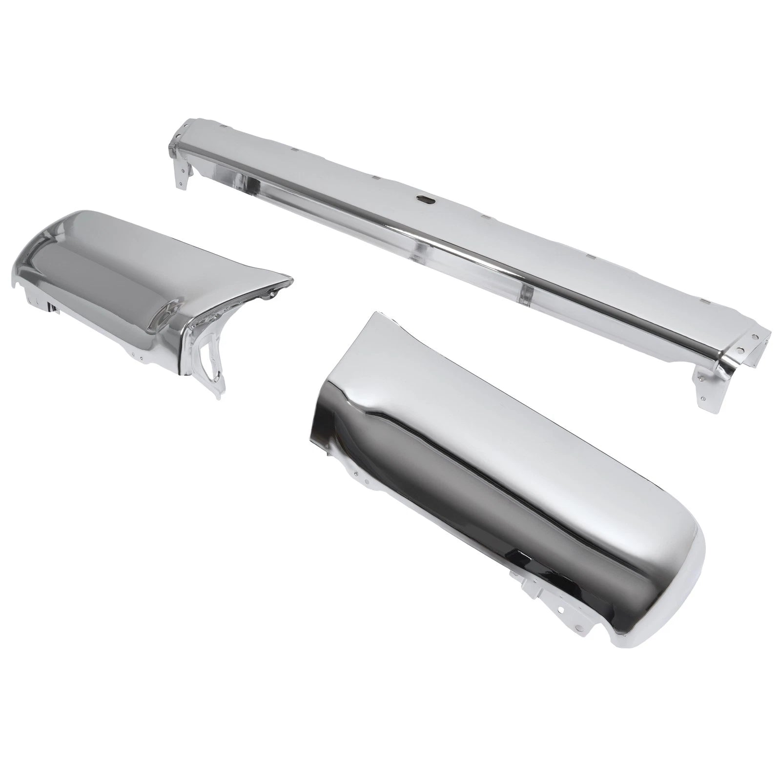 Set of 2 Chrome Bumper End Cap Covers for Toyota 4Runner (1990–1995)