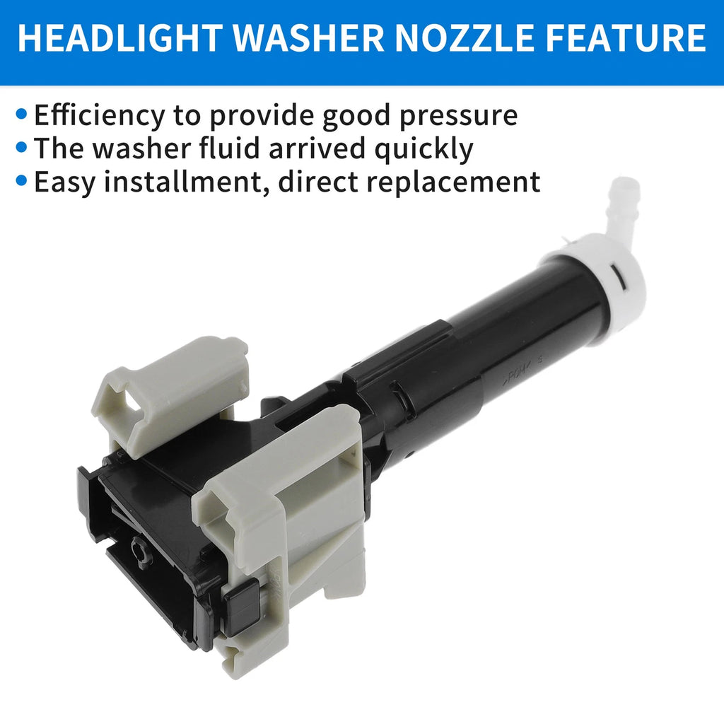 Front Driver Side Headlight Washer Nozzle for Mazda 6 (2012–2018) No.GHR45182Y