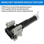 Front Driver Side Headlight Washer Nozzle for Mazda 6 (2012–2018) No.GHR45182Y