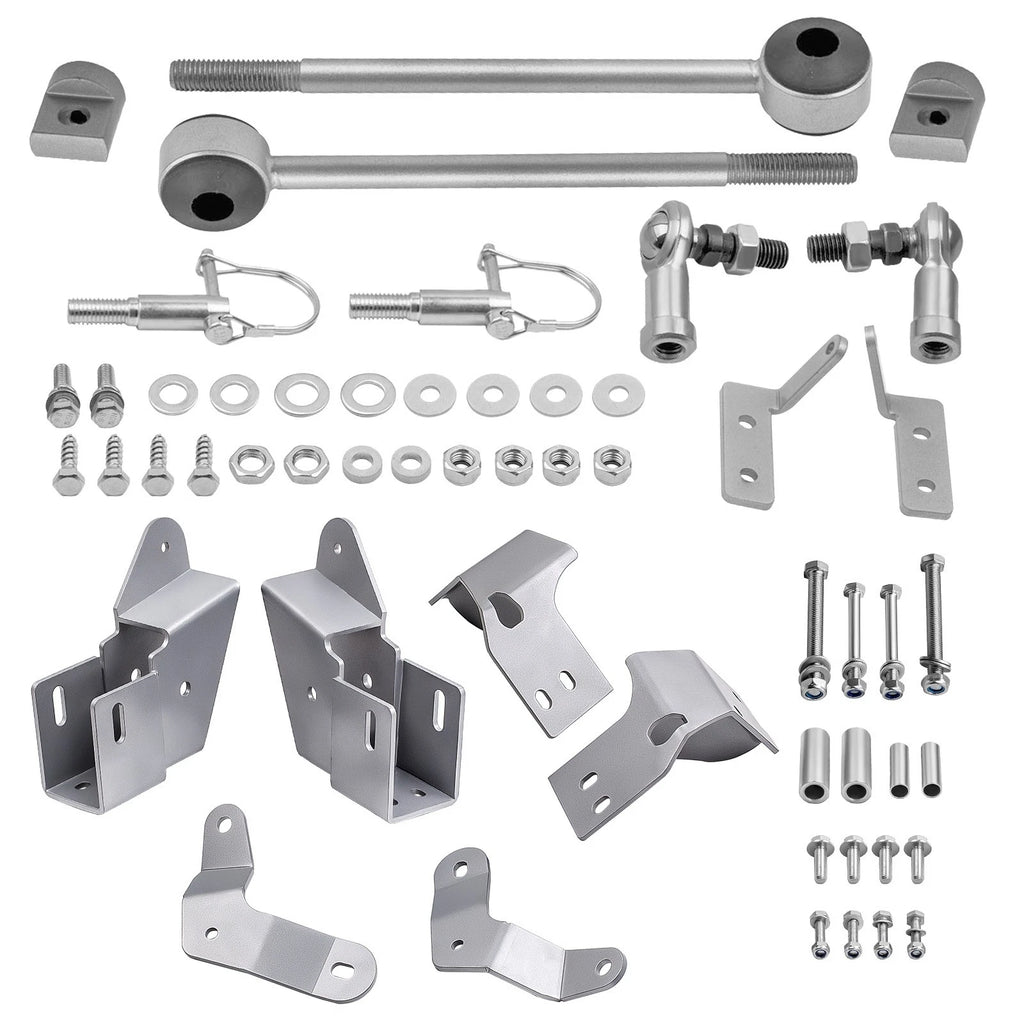 Control Arm Drop Brackets Disconnect Sway Bar Links for Jeep Cherokee XJ 84-01
