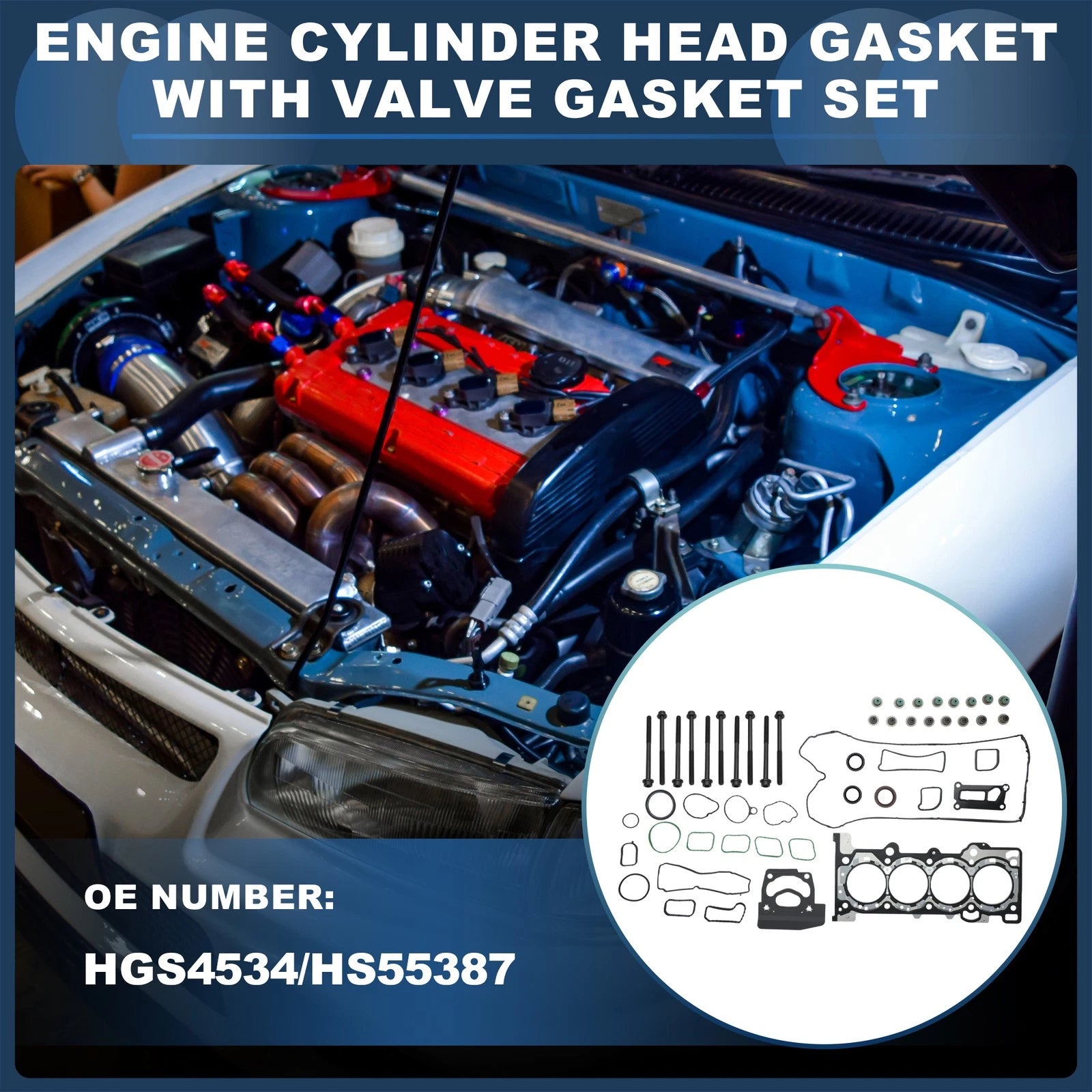 Cylinder Head Gasket Set HGS4534 for Ford Edge 2.0L L4 DOHC 2015–2018