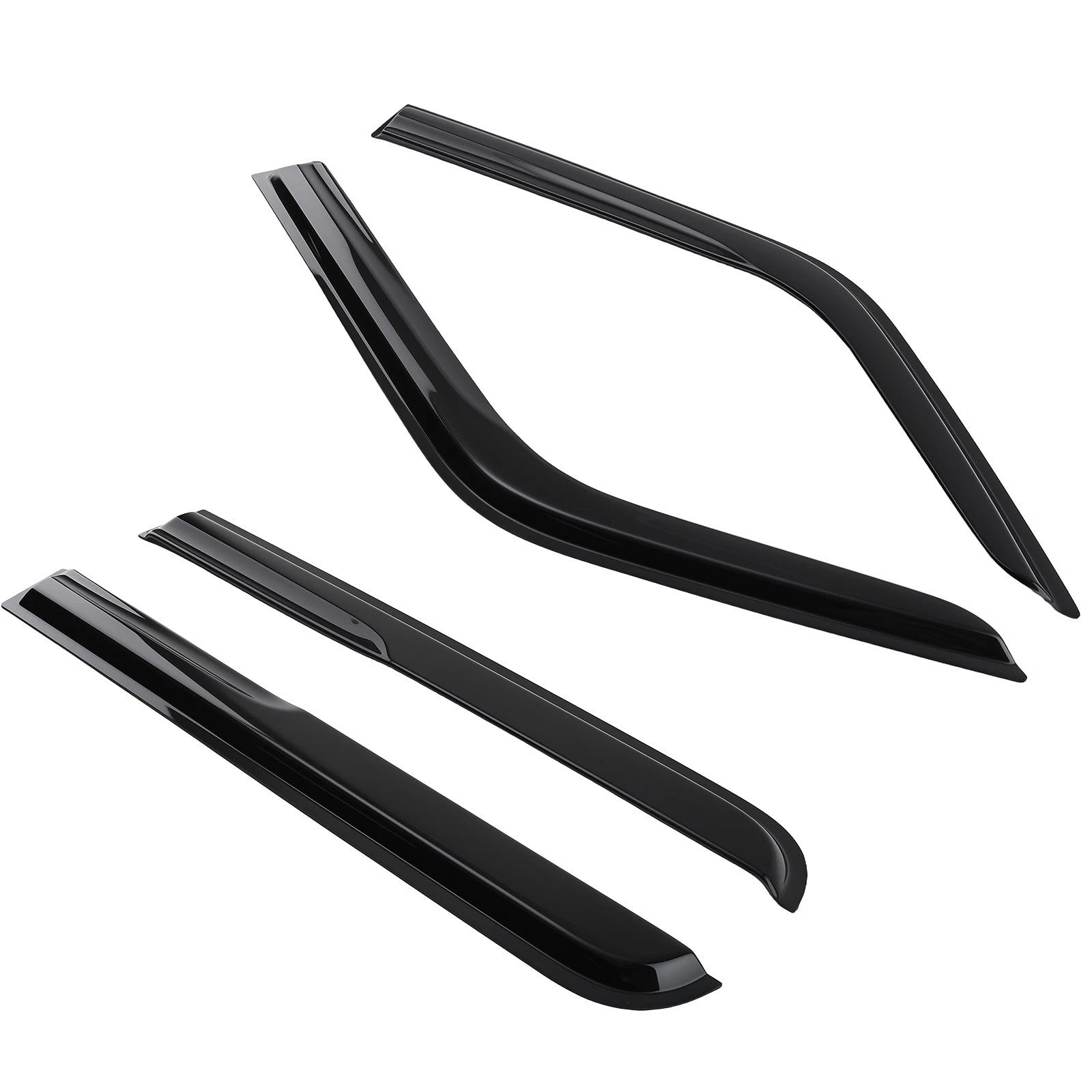 Set of 4 Window Rain Visor Guards for Jeep Patriot (2007–2018)