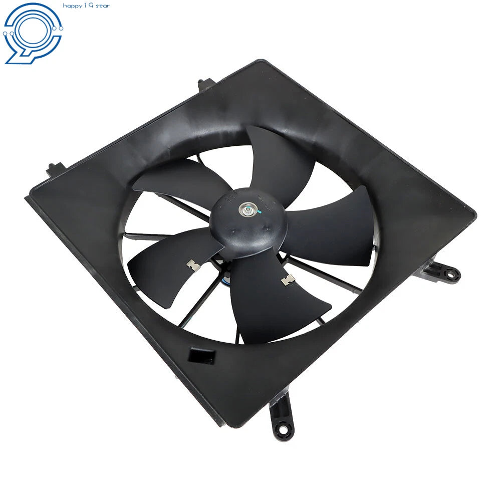 Set of 2 Radiator AC Condenser Cooling Fans for Honda CR-V (2002–2006)