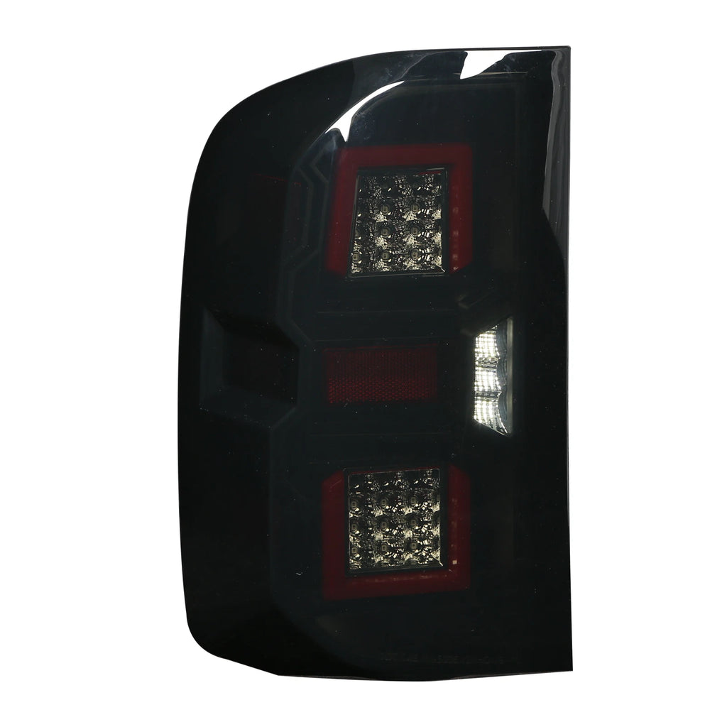 LED Black Smoked Tail Lights for Chevy Silverado 1500 2500HD 3500HD (2007–2014)