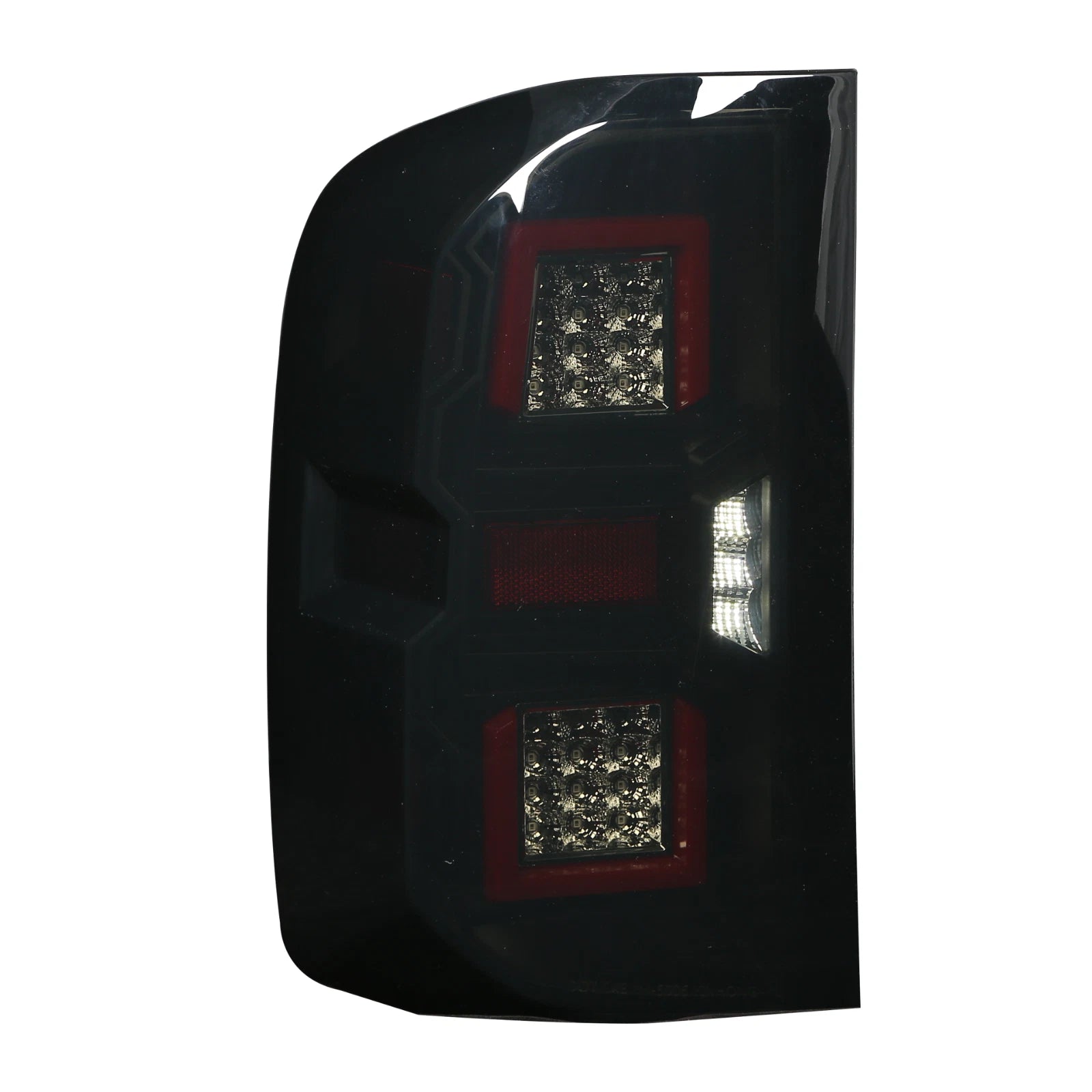 LED Black Smoked Tail Lights for Chevy Silverado 1500 2500HD 3500HD (2007–2014)
