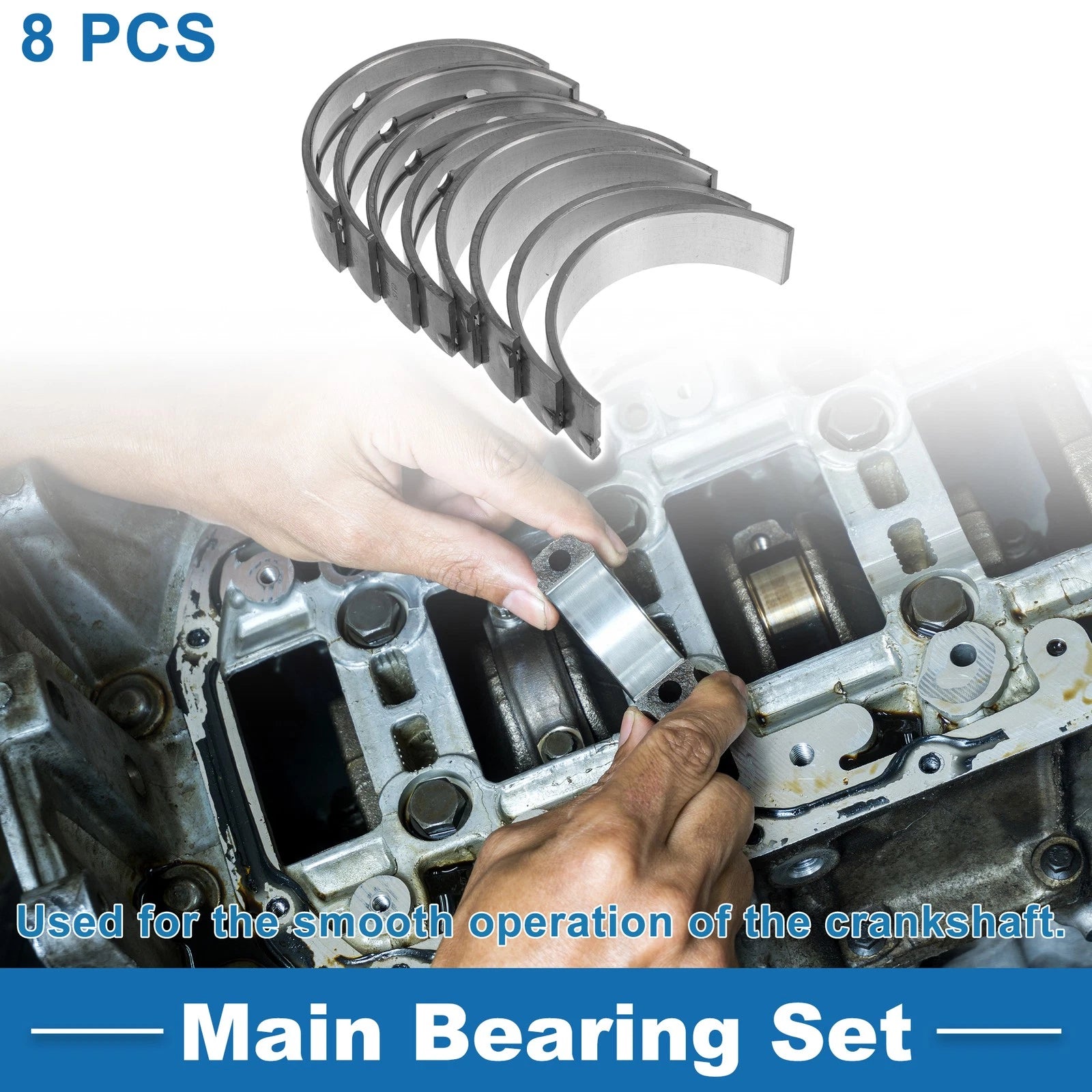 Main Bearing Set No. 1170120020 for Toyota Avalon (1993–2004)