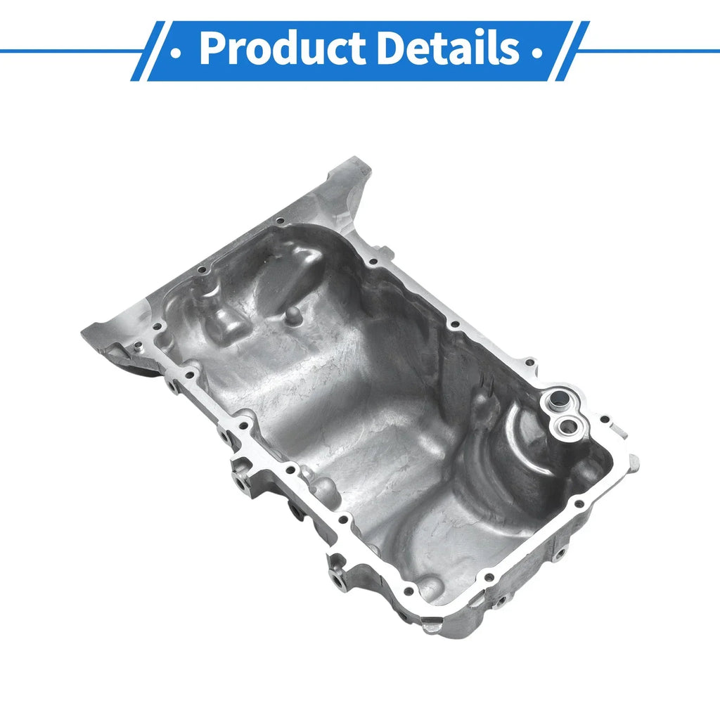 Engine Oil Pan for Honda Civic 2006-2011 - 1 x Steel Silver Tone