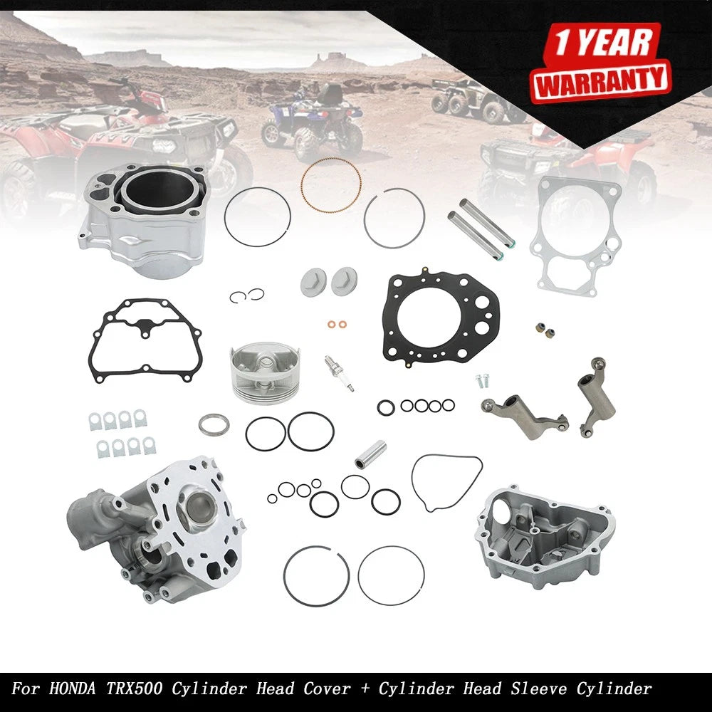 Cylinder Head Cover & Gasket Kit for Honda TRX500
