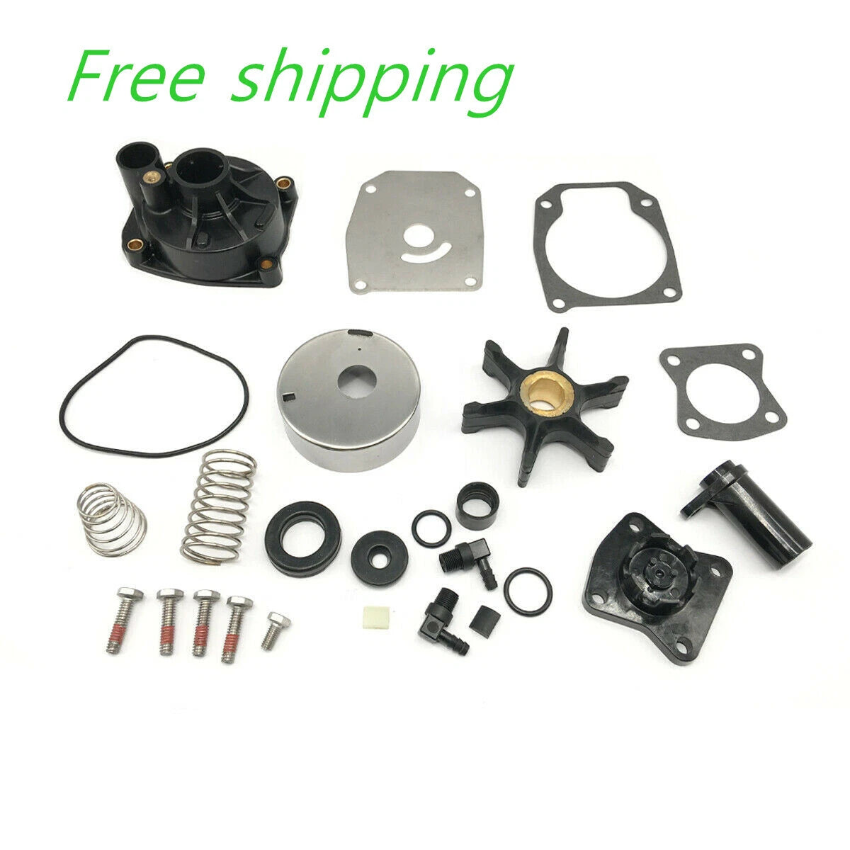 Water Pump Impeller Kit for Johnson Evinrude 60 65 70 75 Hp (18-3389, 432955, 438597)