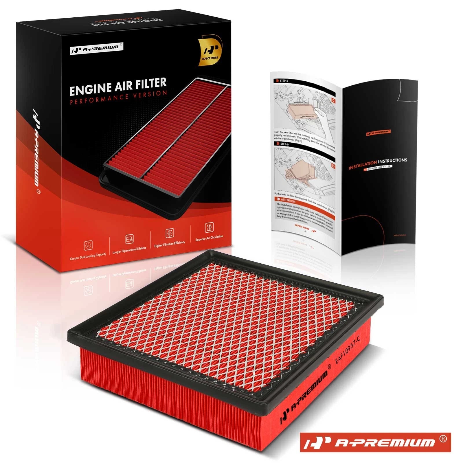 High-Performance Engine Air Filter for Toyota Camry Tacoma Highlander (2011-2024)