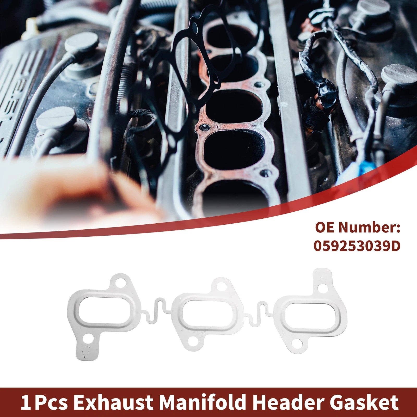 Exhaust Manifold Header Gasket for Audi Q7 3.0L TDI (2009–2014) No.059253039D