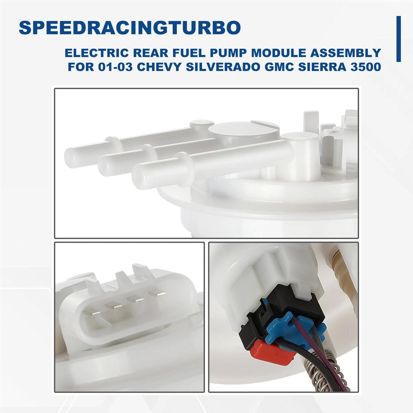 Electric Fuel Pump Module Assembly for Chevy Silverado GMC Sierra 3500 (2001–2003)