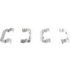 Set of 4 NAO Brake Pads for Hyundai Veloster (2013–2015)