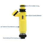 4X Fuel Injector Nozzle 195500-4450 for Mazda RX-8 (2004–2009) 1.3L