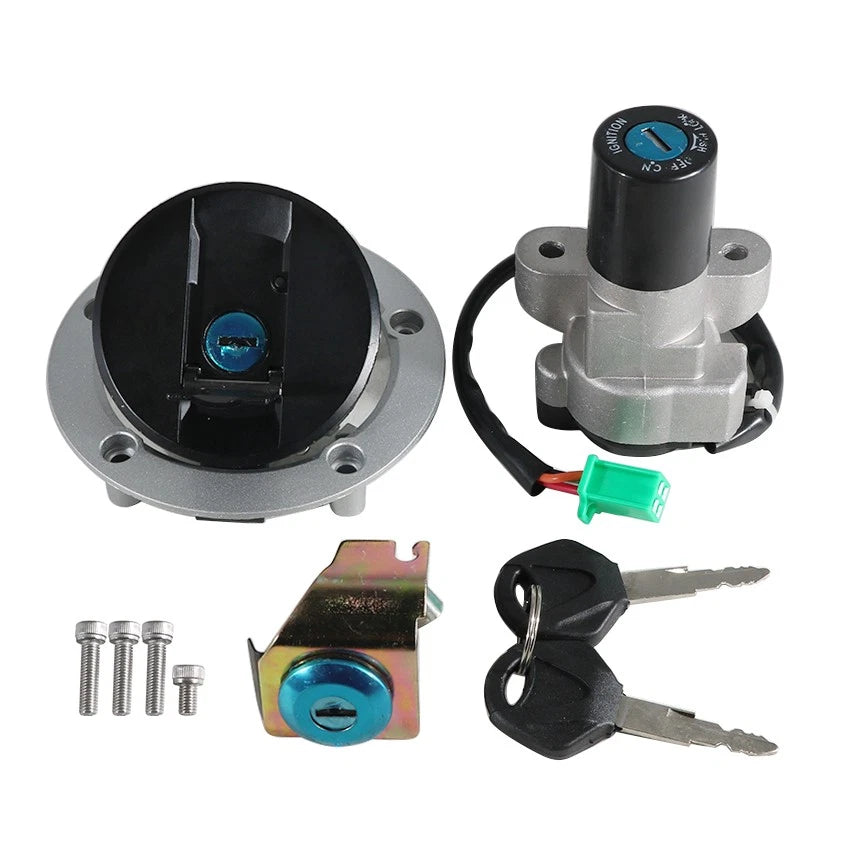 Fuel Gas Cap Ignition Key Switch Seat Lock for Suzuki GSX-R250 (2013–2017) 37101-48860