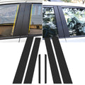 Carbon Fiber Door Window Pillar Posts Decal for Honda Accord (2008–2012)
