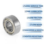 Deep Groove Ball Bearing 5x11x4mm for Scooter Skateboard (1 Pc)