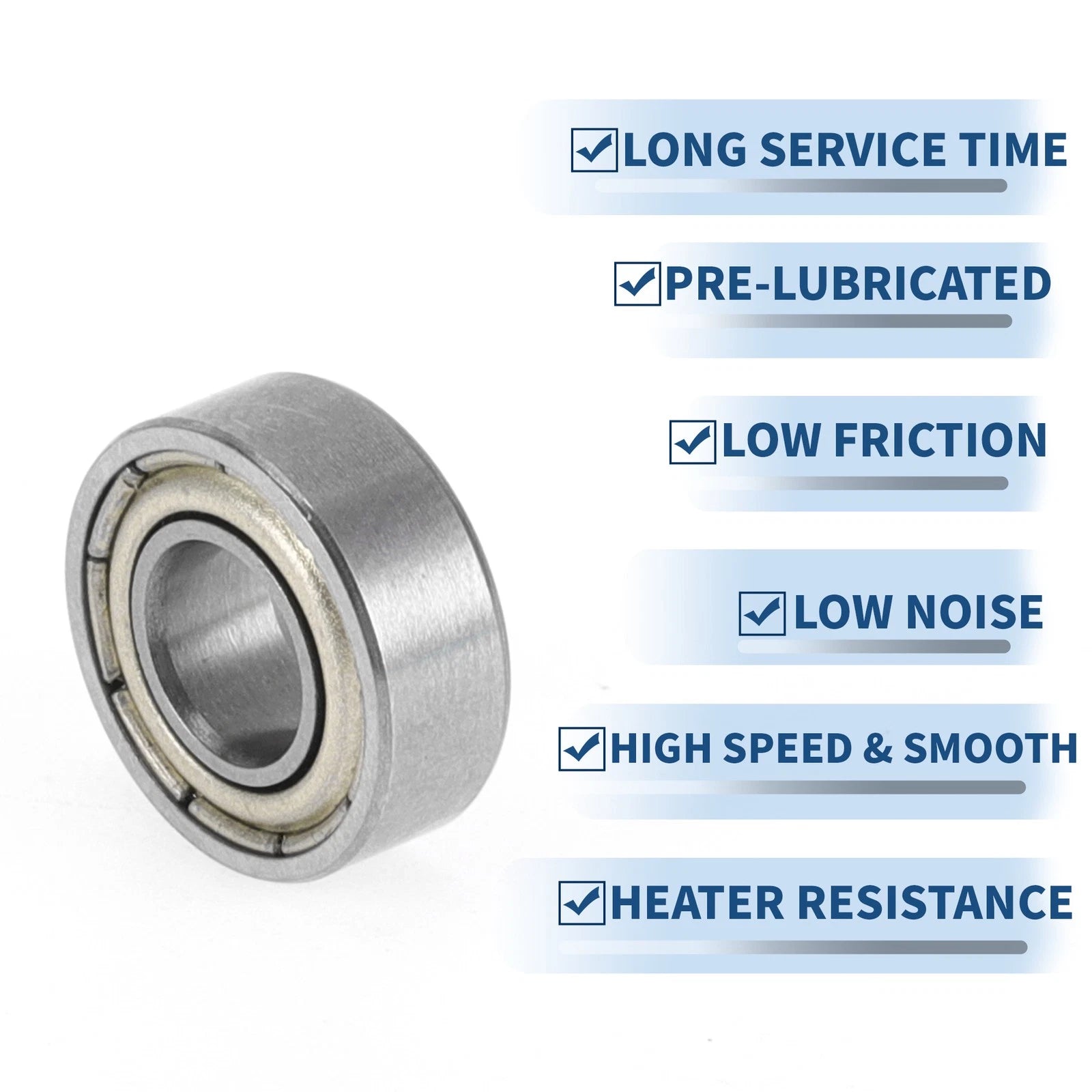Deep Groove Ball Bearing 5x11x4mm for Scooter Skateboard (1 Pc)