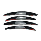 Front Bumper Splitter Fins Spoiler Canards for Mercedes Benz C-Class (2022-2023)