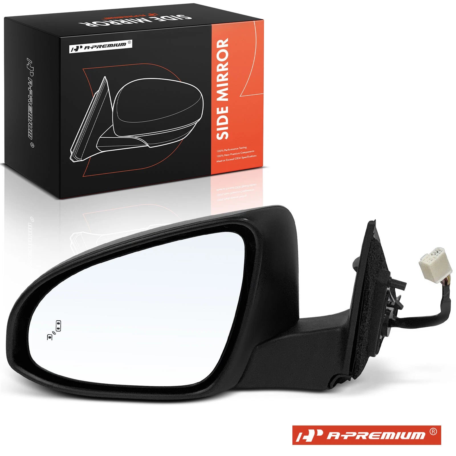 Driver Power Mirror w/Power Fold Blind Spot for Toyota Camry (2016–2017)