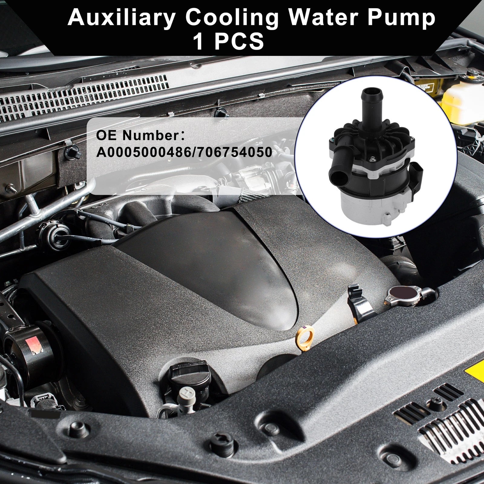 Auxiliary Cooling Water Pump for Mercedes-Benz W218 (2012–2018) A0005000486