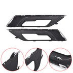 Set of 2 Front Bumper Fog Light Lamp Covers for Ford Fusion (2017–2018)