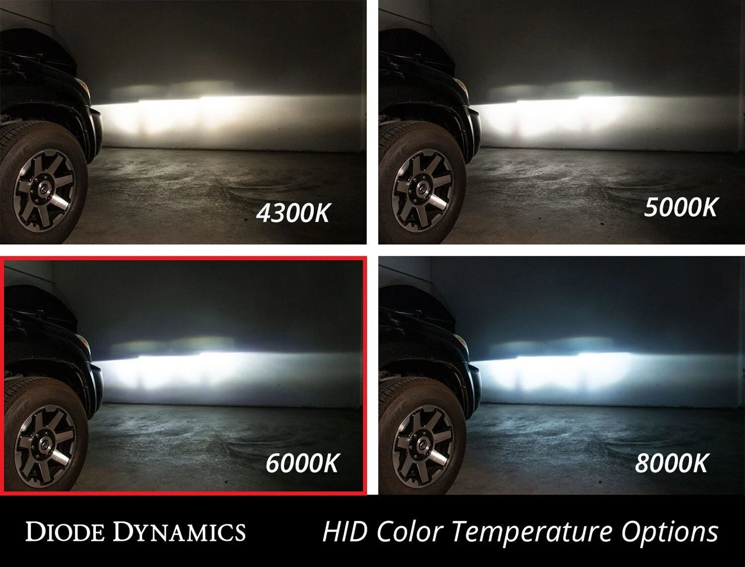 Replacement D3S HID Bulbs 6000K for Pair Diode Dynamics (2000–2006)