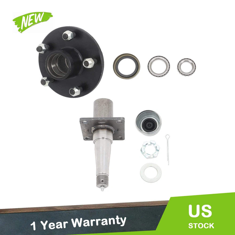 Set of 4 Trailer Hub Kits for 5 x 5" Wheels (Fits Various Models)