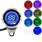 Digital Speedometer Tachometer Gauge for Universal Motorcycle 12V