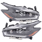 Set of 2 Headlight Assemblies for Nissan Murano (2015-2018)