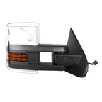 Power Door Mirror Chrome Replacement Heated Glass for BMW X5 (2014–2018)