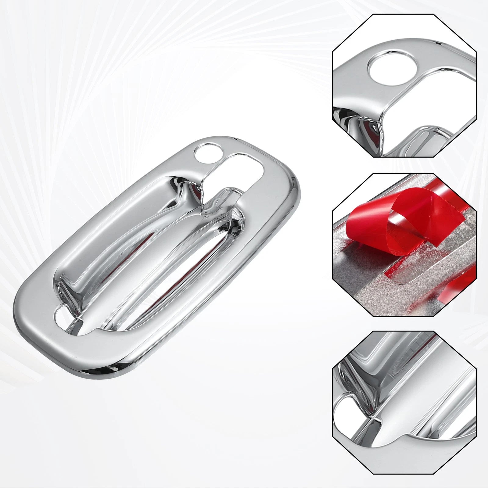 2X Exterior Door Handle Cover for Chevrolet Tahoe (2000–2006) 2 Keyhole
