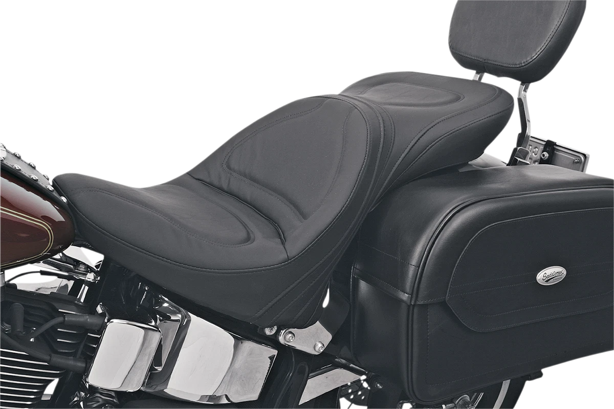 SADDLEMEN Explorer Seat for FL/FX (2000–2006) - Stitched - Black