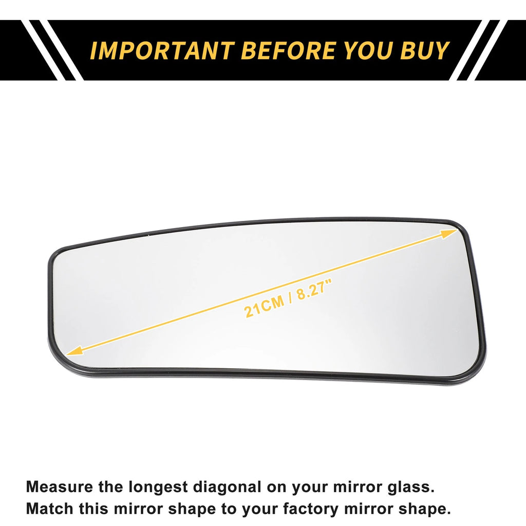 Heated Mirror Glass Replacement for Ford F-250 F-350 (No.FL3Z17K707V)