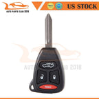 Keyless Key Fob Remote Case Shell for Jeep Grand Cherokee, Chrysler 300