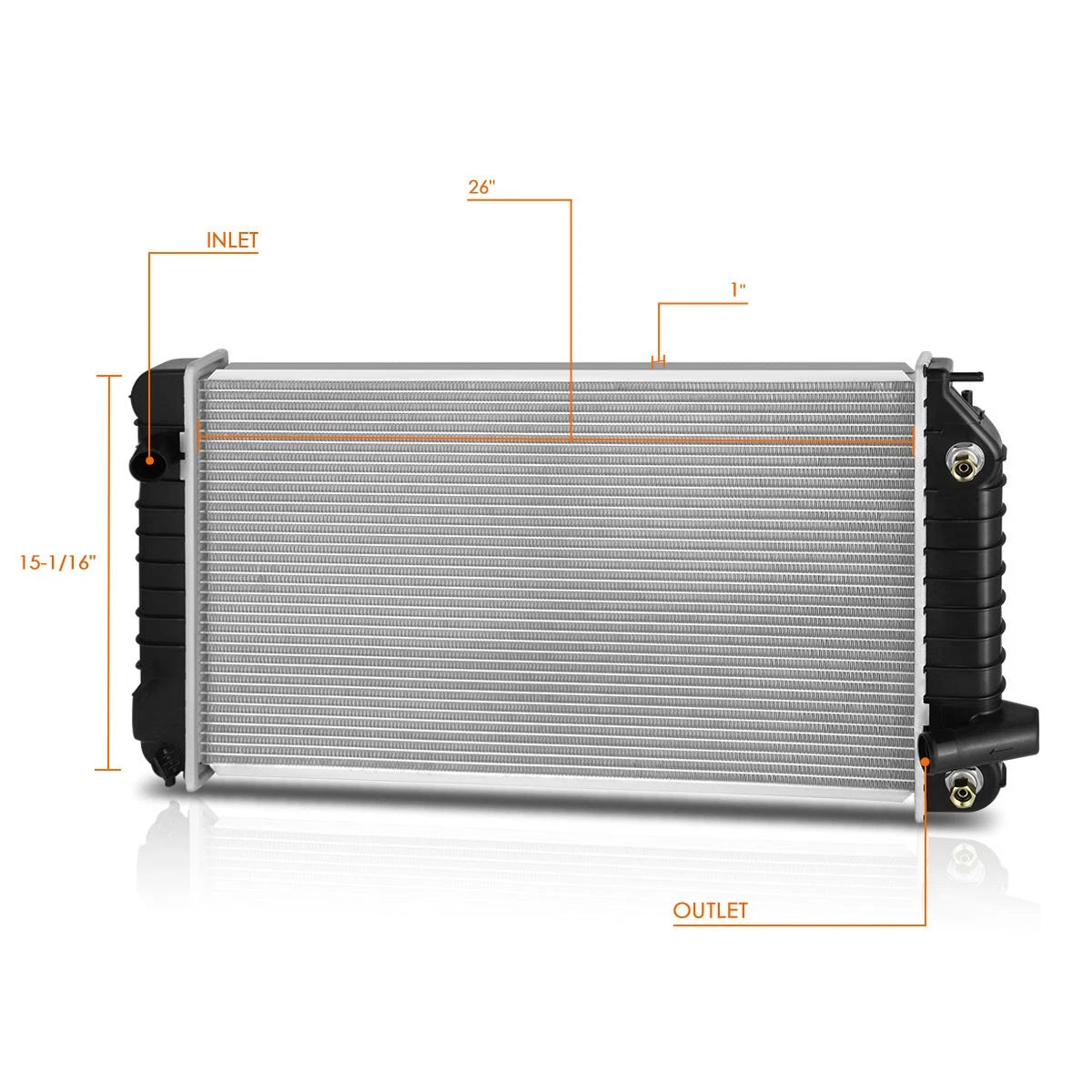 Cooling Radiator for Chevy Beretta/Corsica (1994–1995) DPI-1610