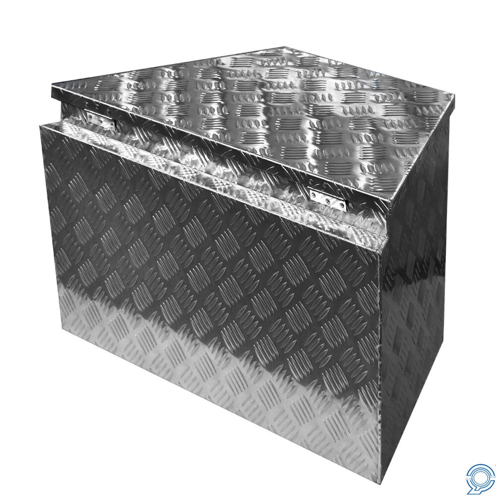 28" x 18" Aluminum Trailer Tool Box with Struts for Truck (Weather Guard)