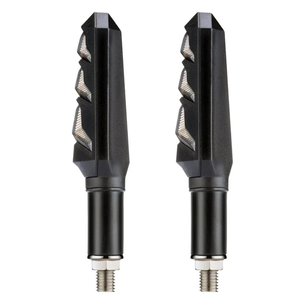 LED Turn Signal Amber Blinker Lights for Motorcycle Tail Brake Lamp