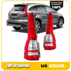 Set of 2 Tail Lights Assembly for Honda CR-V (2007–2011) Red Brake Lamp