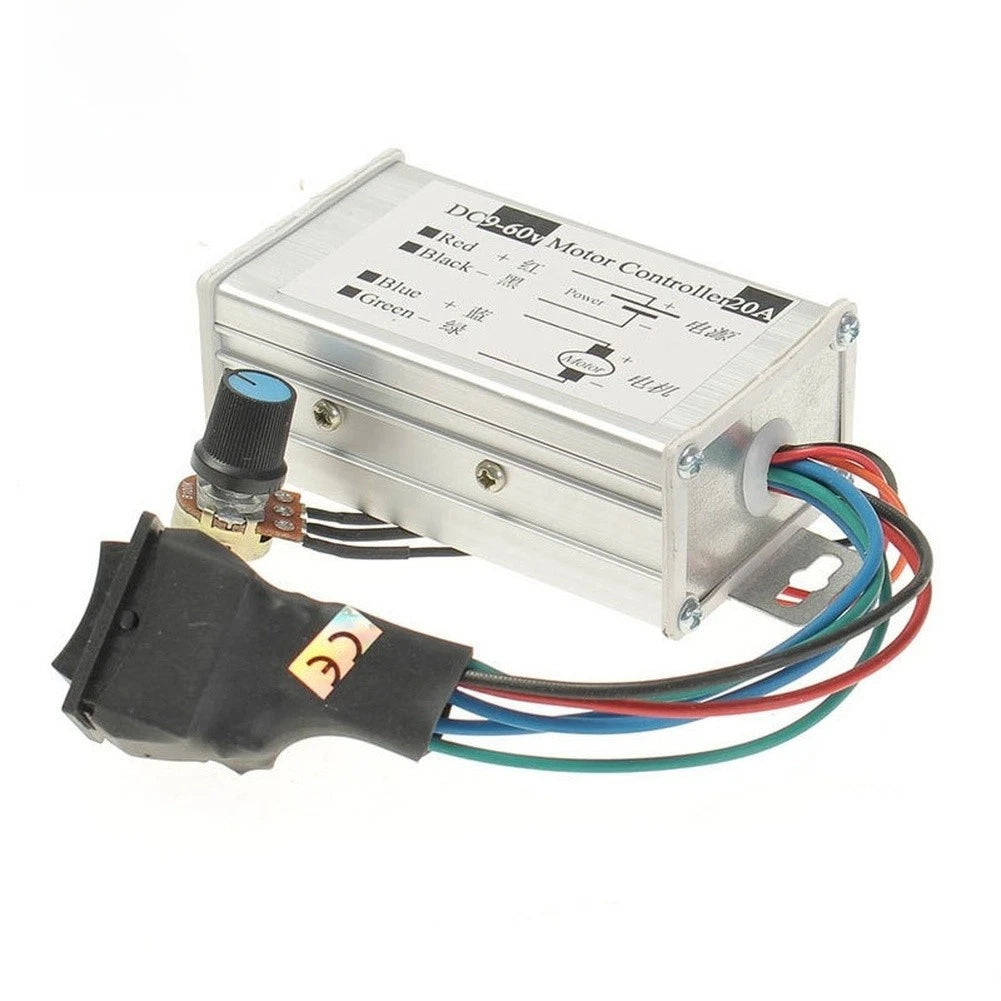 DC Motor Controller for DC Motors (0-100% Speed Adjustment)