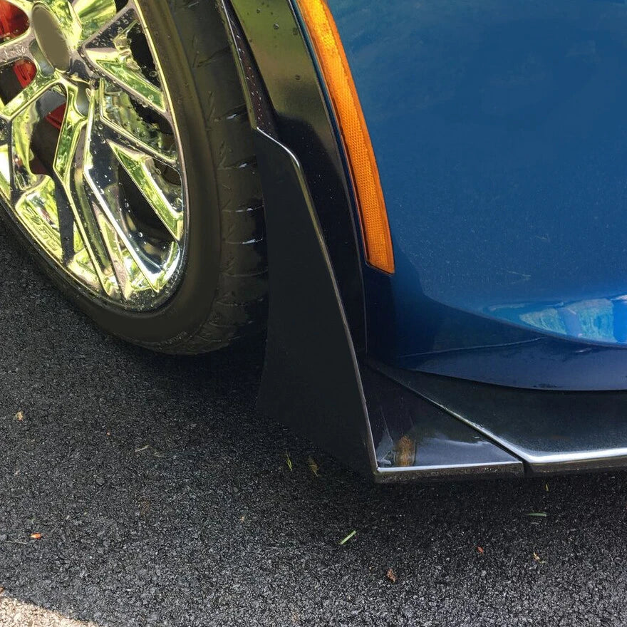 Front Side Splitter Extension Winglets for Corvette C7 Z06 (2014–2023)