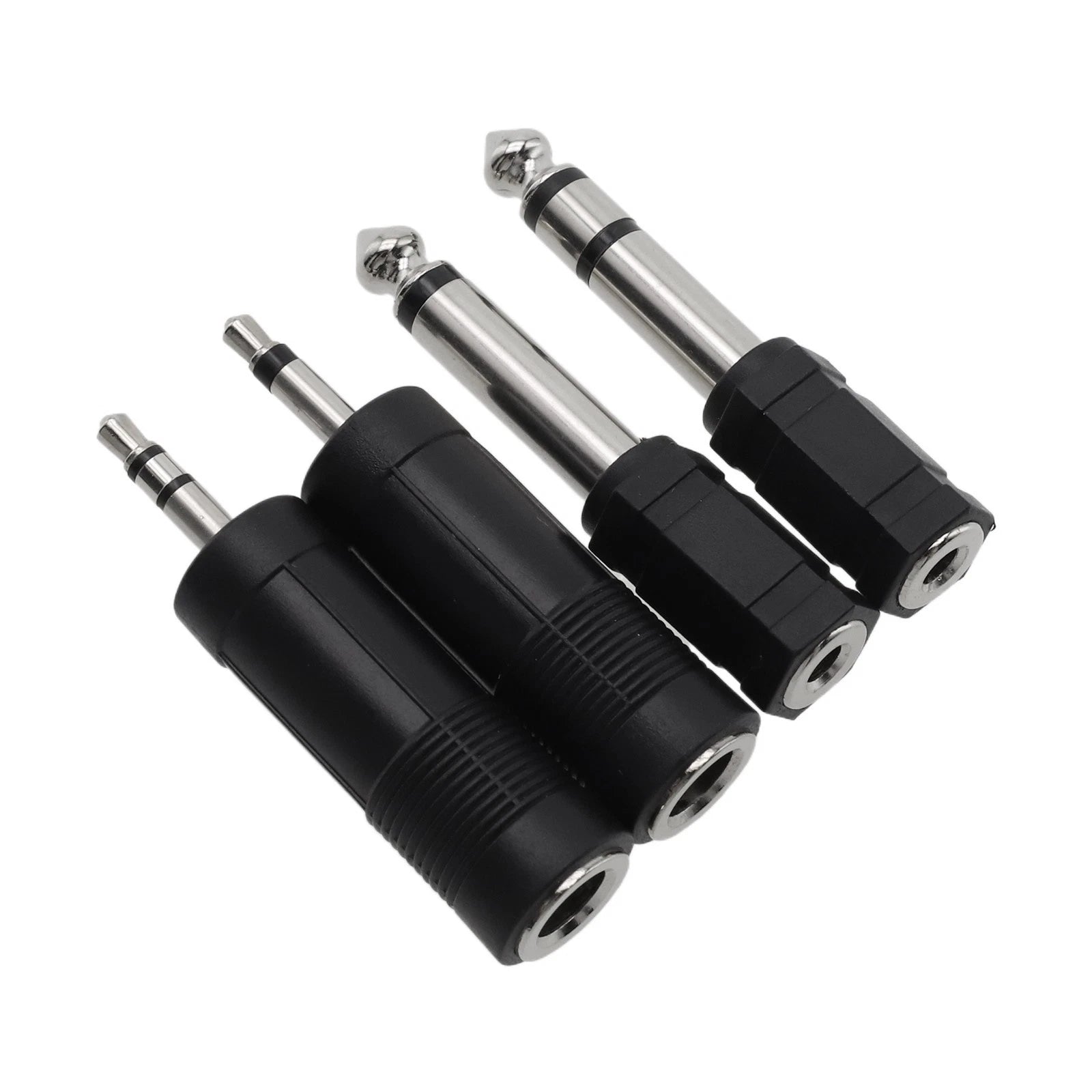 4X Headphone Adaptor Connector 1/4 Inch to 3.5mm/6.35mm Converter